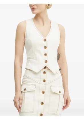 MARCIANO by GUESS buttoned seam-detail top - Neutrals