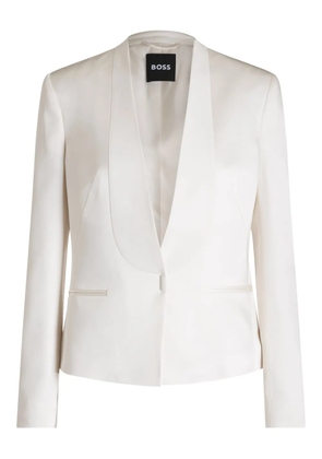 BOSS welt-pocket blazer - White