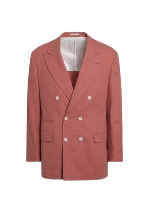 Brunello Cucinelli double-breasted suit-type jacket - Pink
