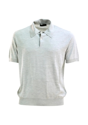 Prada silk polo shirt - Grey
