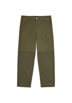 Wales Bonner Brixton panelled trousers - Green