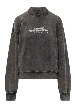Off-White star crew sweatshirt - Black