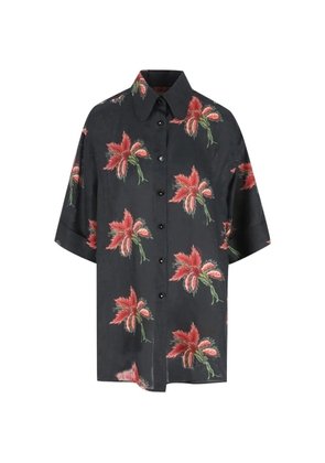 Valentino Garavani floral-print shirt - Black