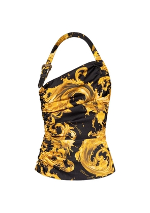 Versace Jeans Couture buckle-detail top - Yellow