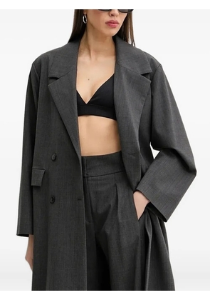 IRO double-breasted notch-lapel coat - Grey