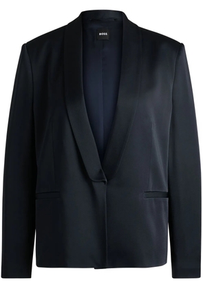 BOSS single-breasted blazer - Blue