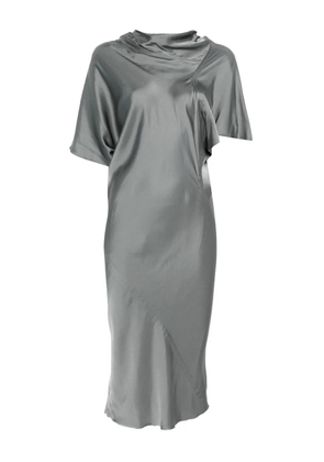 Rick Owens draped cowl-neck dress - Grey