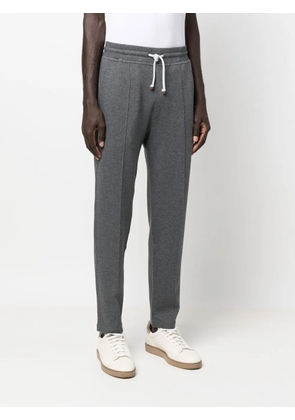 Brunello Cucinelli drawstring-waist track pants - Grey
