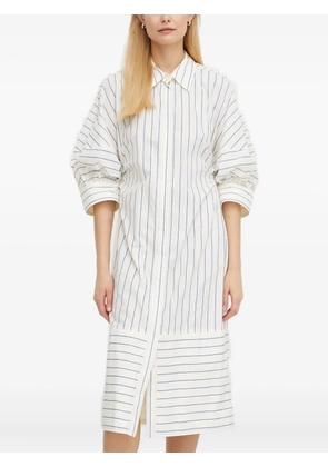 Day Birger Et Mikkelsen striped midi dress - White
