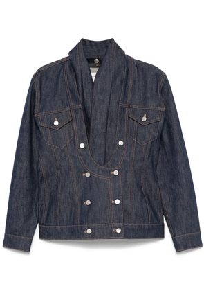 Burc Akyol Open Heart denim jacket - Blue