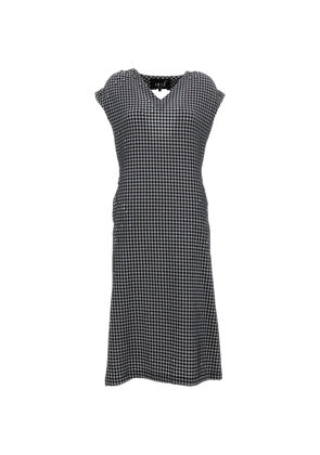 Irie' plaid-pattern midi dress - Black
