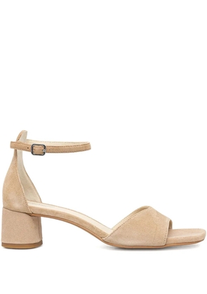 VAGABOND 45mm Piper block-heel ankle-strap sandals - Neutrals