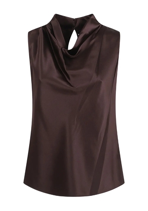 Veronica Beard Tam cowl-neck blouse - Brown