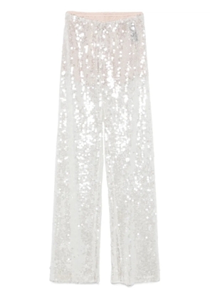 Federica Tosi sequinned trousers - Silver