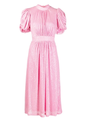 ROTATE BIRGER CHRISTENSEN sequin-embellished midi dress - Pink