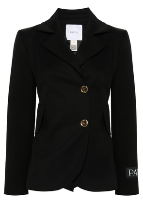 Patou belted tailored blazer - Black
