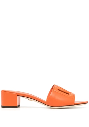 Dolce & Gabbana 40mm DG-logo mules - Orange