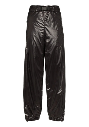 Moncler Grenoble side-stripe nylon trousers - Black