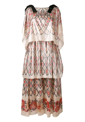 FENDI geometric skirt dress - Neutrals