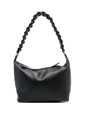 Kara Lattice leather tote bag - Black