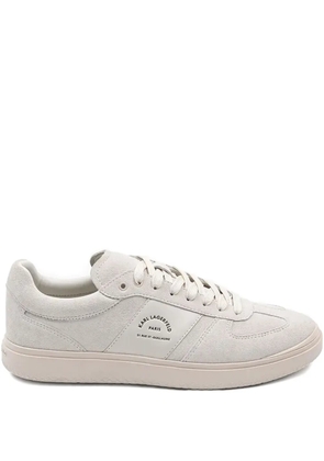 Karl Lagerfeld leather sneakers - Neutrals