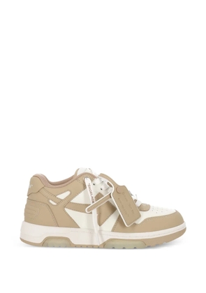 Off-White cutout detail sneakers - Neutrals