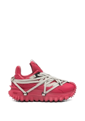 Moncler + Rick Owens Trailgrip Megalace sneakers - Red