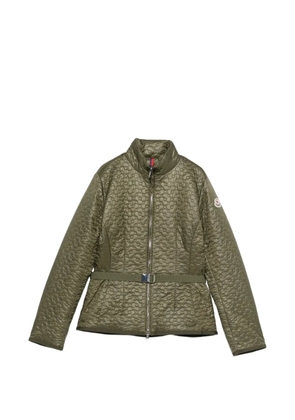 Moncler flower-quilted jacket - Green