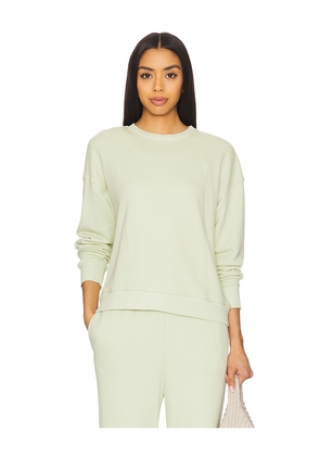 eberjey French Terry Sweatshirt in Sage. Size M. Also in S.
