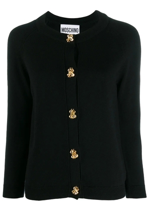 Moschino classic knitted cardigan - Black