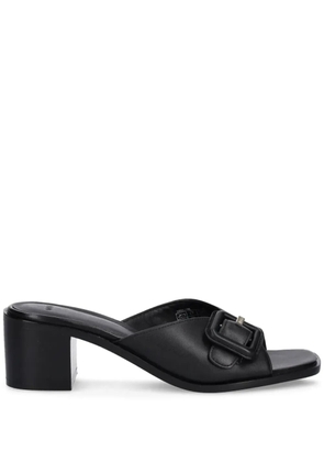 BOSS 50mm leather sandals - Black