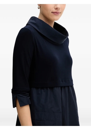 Joseph Ribkoff crew-neck mini dress - Blue