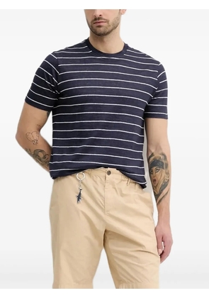 Paul & Shark striped linen t-shirt - Blue