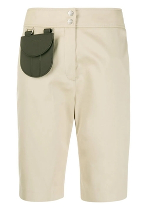 Palm Angels contrasting pocket knee-length shorts - Neutrals