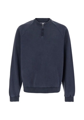 TONYWACK zip faded sweatshirt - Blue