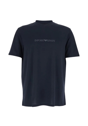 Emporio Armani logo-print T-shirt - Blue
