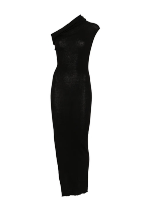 Rick Owens strapless asymmetric dress - Black
