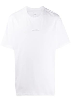 OAMC logo floral print T-shirt - White