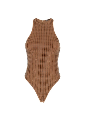 VENUJA embellished swimsuit - Brown