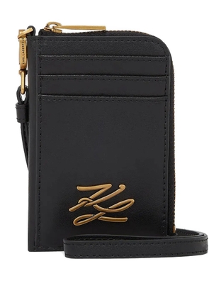 Karl Lagerfeld K/Autograph card holder - Black