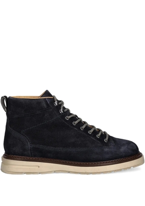 Gant lace-up panelled boots - Blue