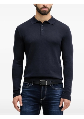 Hackett long-sleeve polo shirt - Blue