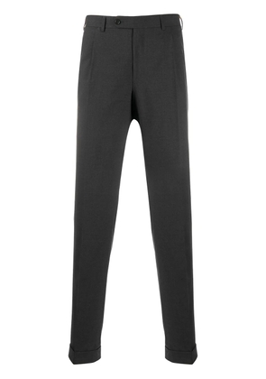 Canali straight-fit tailored trousers - Blue
