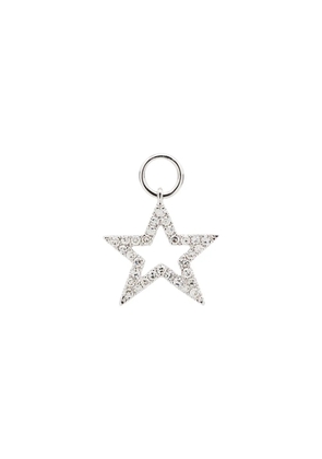 Roxanne First 14kt white gold star charm - Silver
