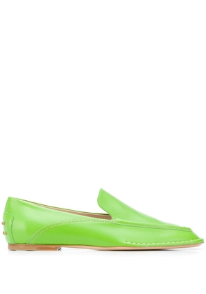 Tod's pebble detail loafers - Green
