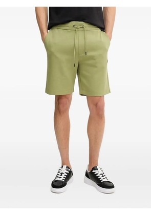 BOSS drawstring-waist track shorts - Green