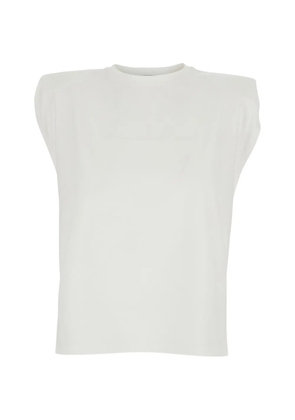 AG Jeans shoulder detail T-shirt - White