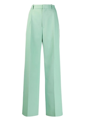 Plan C tailored wide-leg trousers - Green