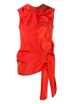 colville tie waist blouse - Orange