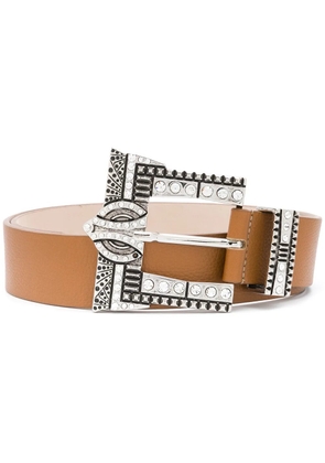 B-Low The Belt embellished leather belt - Brown